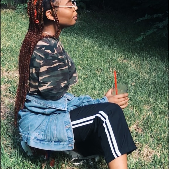 Stripped Track Pants - Picture 2 of 3